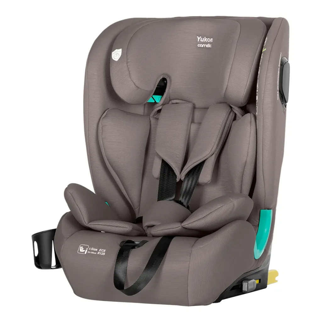 Автокрісло CARRELLO Yukon CRL-15808 Sandstone Beige i-Size 76-150см ISOFIX з нахилом+підсклянник
