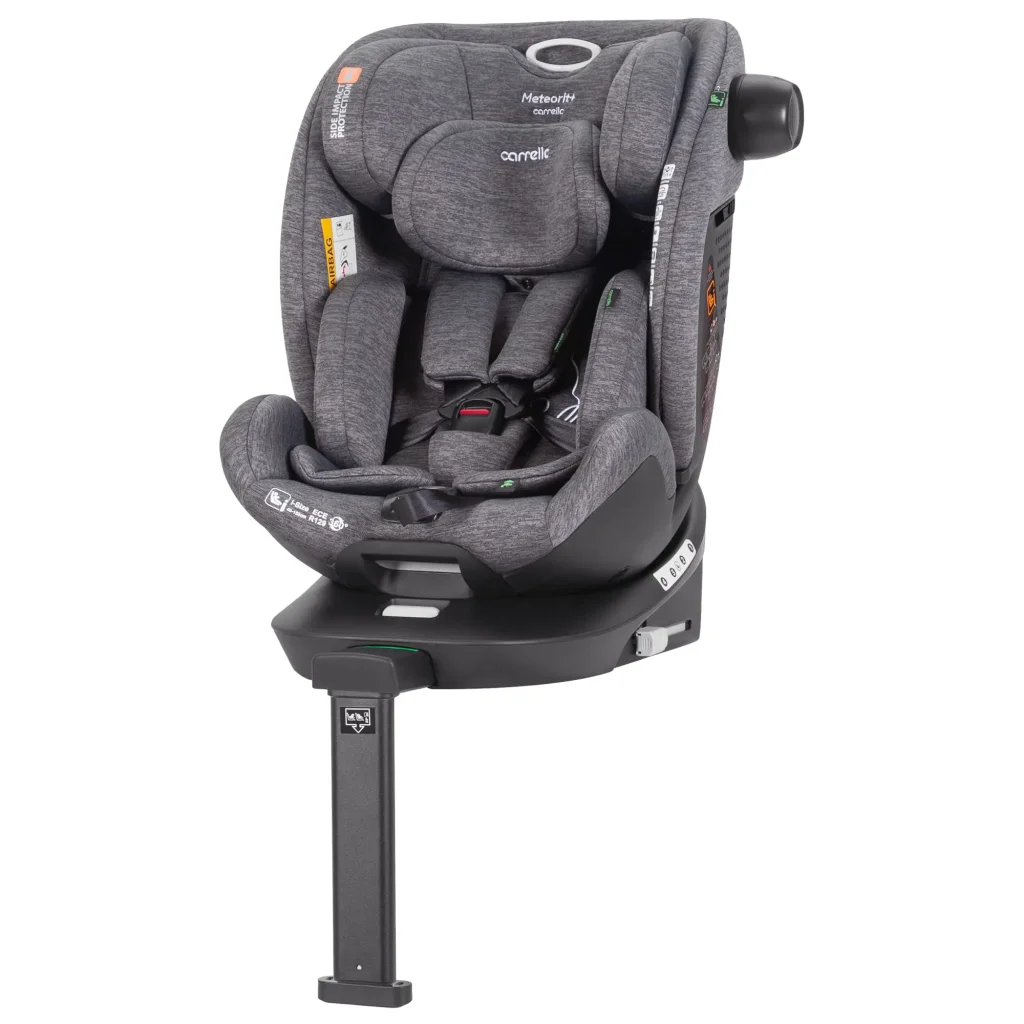 Автокрісло CARRELLO Meteorit+ CRL-17515 Marble Grey i-Size 40-150см ISOFIX, поворот, опор.стійка