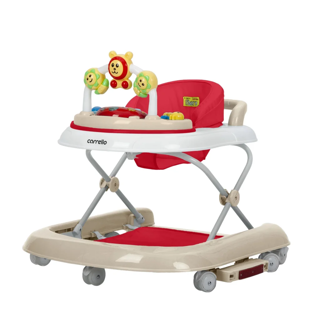 Ходунки CARRELLO Libero CRL-9602/3 Red 3 в 1 (ходунки, гойдалка, каталка)
