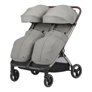 Прогулянкова коляска двомісна CARRELLO Link CRL-6533 Cliff Grey