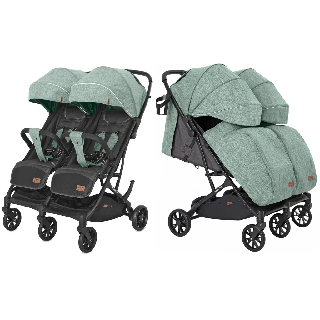 Прогулянкова коляска CARRELLO Presto Duo CRL-5506 Tea Green +дощовик