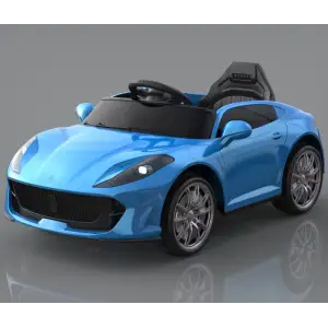Baby Tilly T-7653 EVA BLUE легковий на Bluetooth 2.4G Р/У 6V7AH мотор 2*18W з MP3 102*61*55