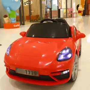 Baby Tilly T-7660 EVA RED легковий на Bluetooth 2.4G Р/У 12V4.5AH мотор 2*15W з MP3 105*66*56