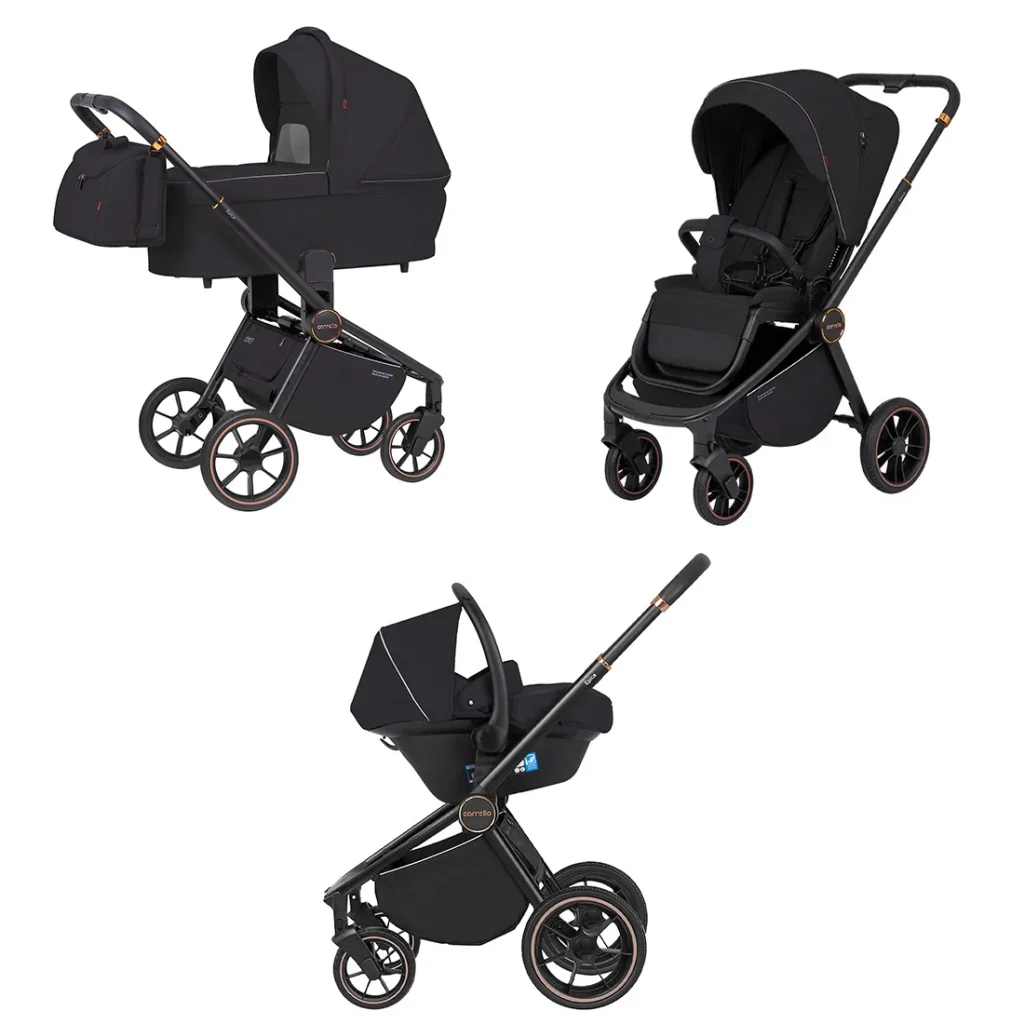Коляска універсальна CARRELLO Epica CRL-8511/1 (3in1) Space Black 2024