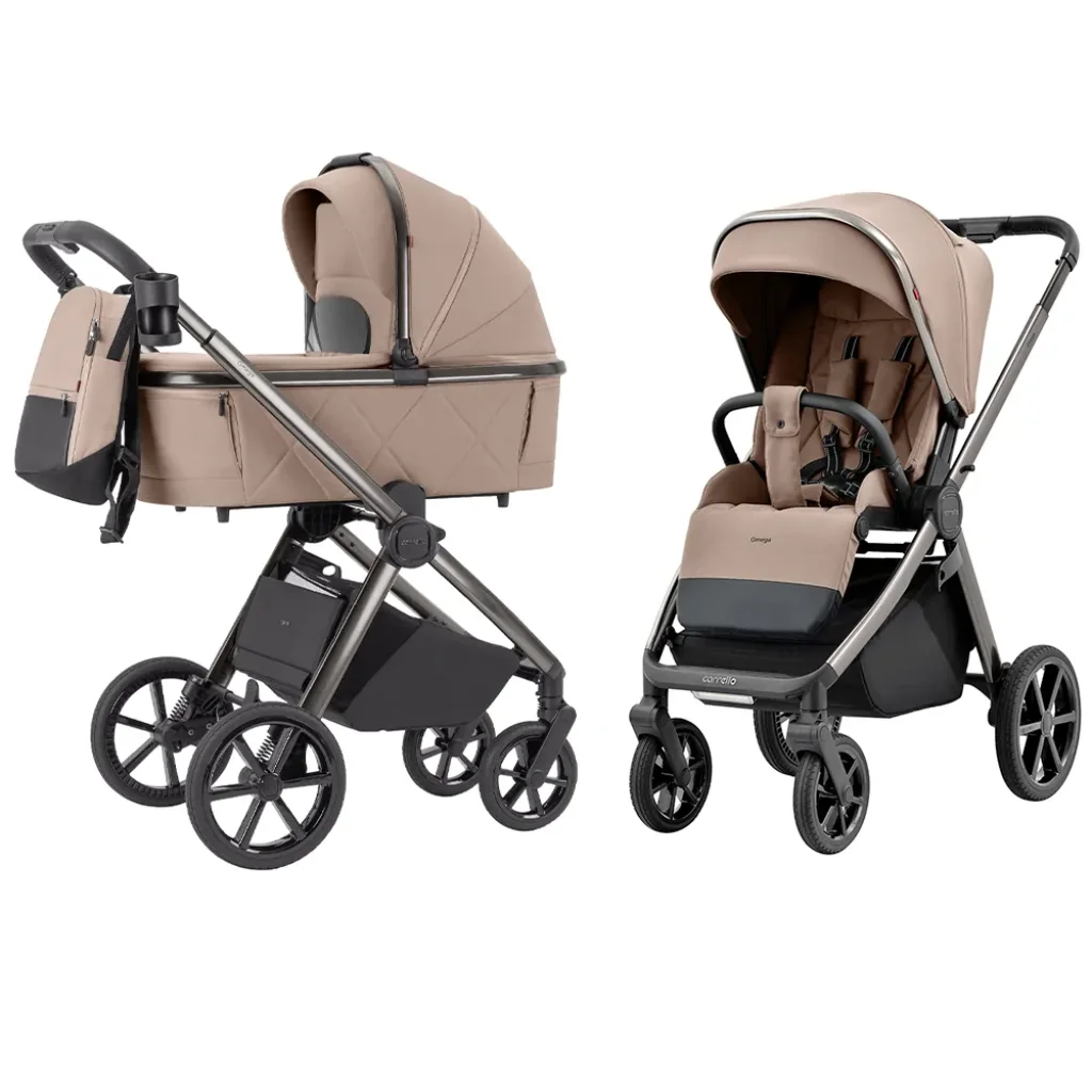 Коляска універсальна CARRELLO Omega CRL-6530/1 (2in1) Fantastic Beige