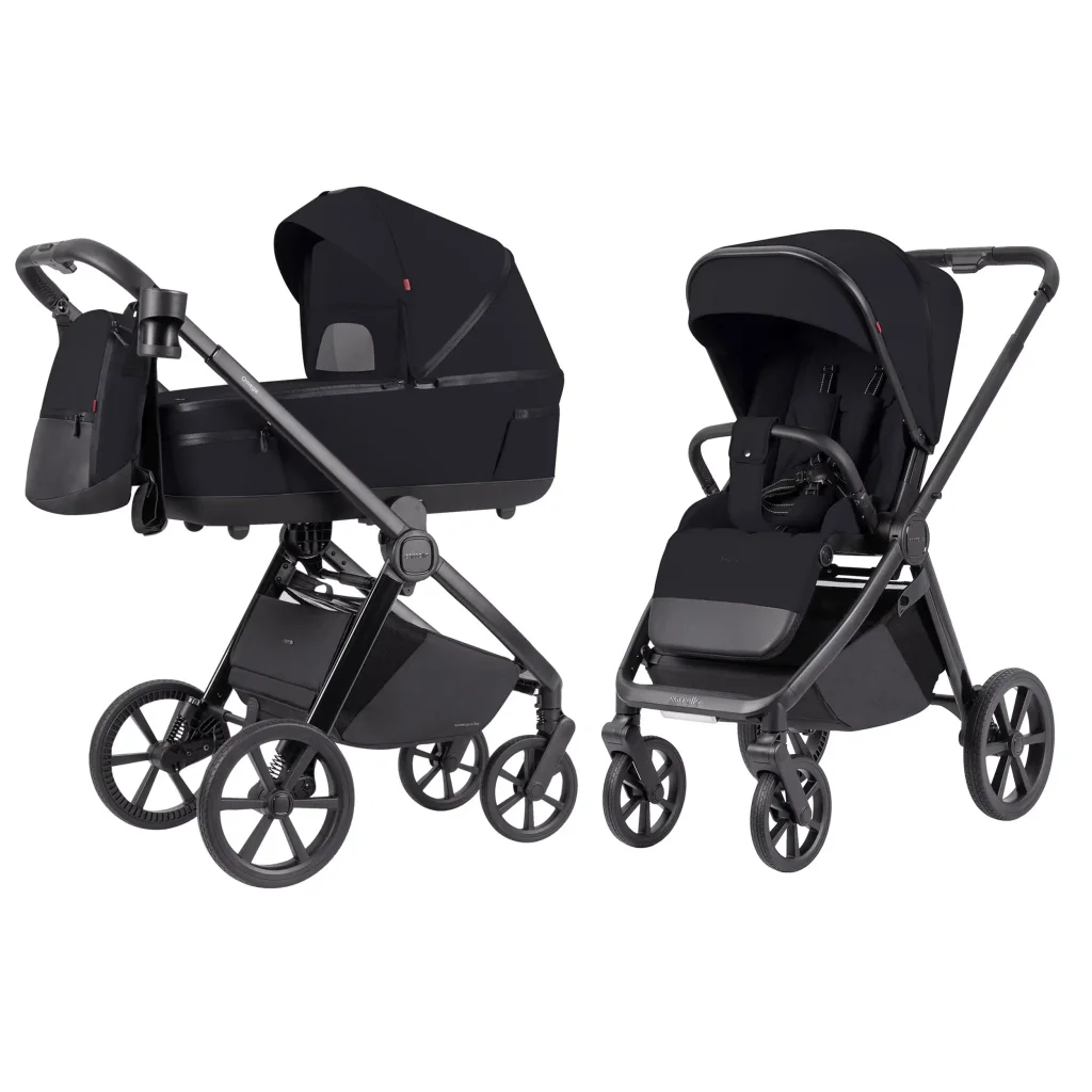 Коляска універсальна CARRELLO Omega CRL-6540/1 Cosmo Black (2in1) + adapters