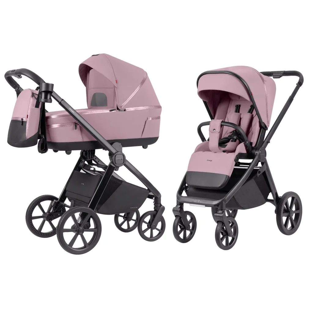 Коляска універсальна CARRELLO Omega CRL-6540/1 Galaxy Pink (2in1)