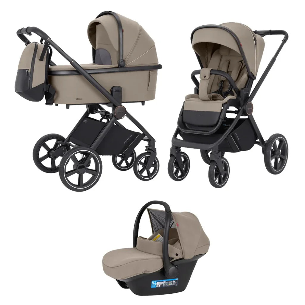 Коляска універсальна CARRELLO Ultimo CRL-6519 (3in1) Pearl Beige
