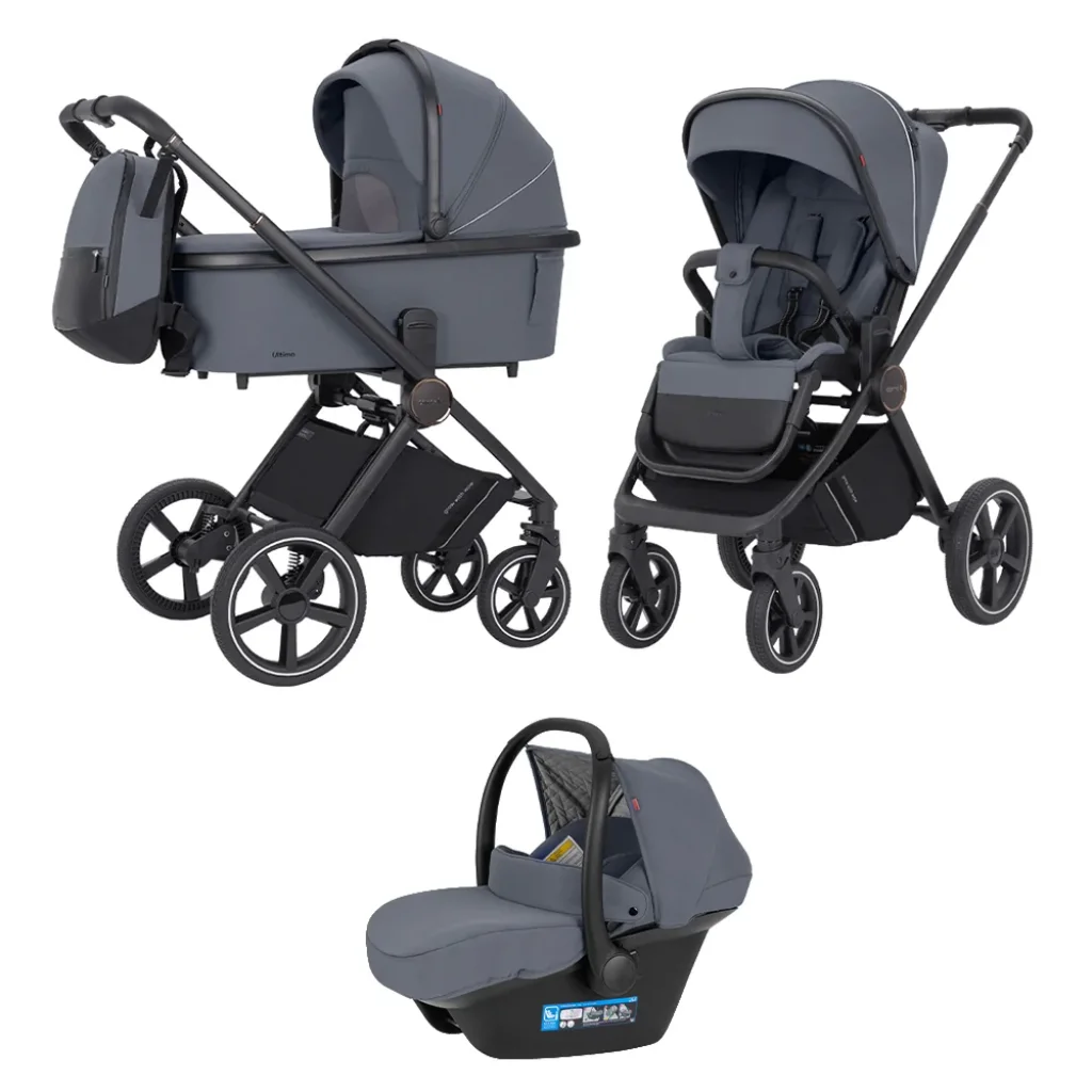 Коляска універсальна CARRELLO Ultimo CRL-6519 (3in1) Cool Grey