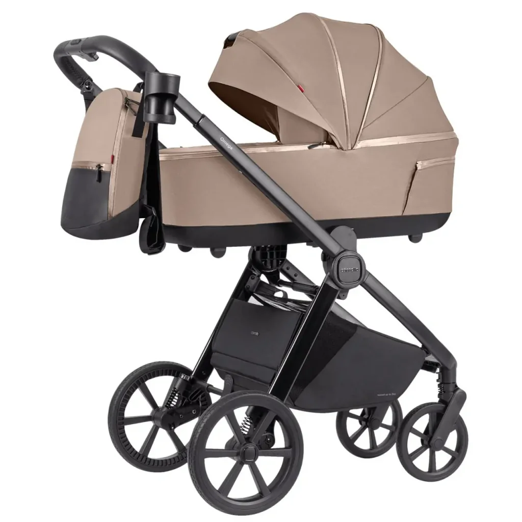 Коляска універсальна CARRELLO Omega CRL-6540/1 Asteroid Beige (2in1)