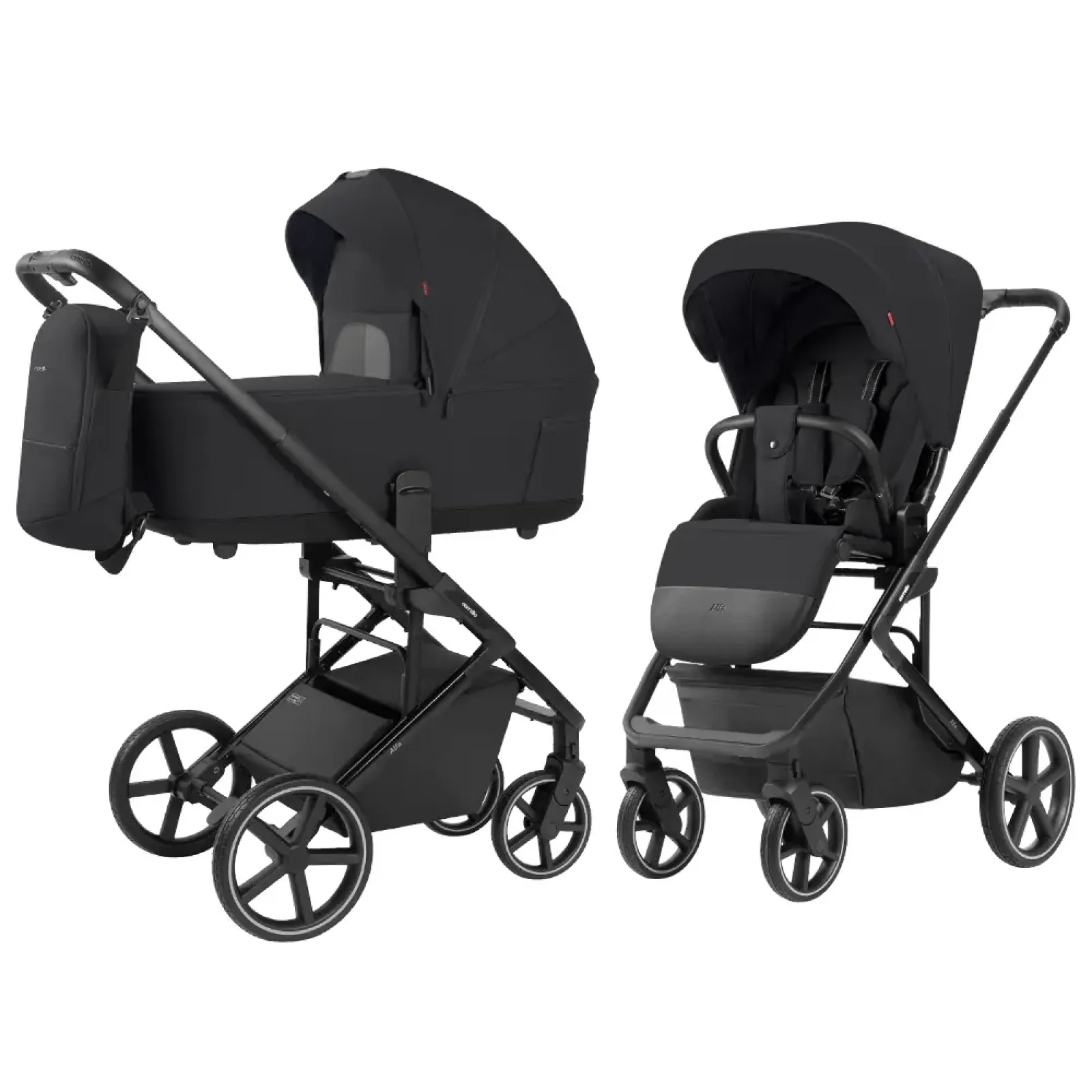 Коляска універсальна CARRELLO Alfa CRL-6522 (2in1) Rock Black