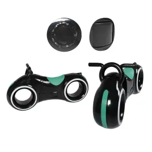 Беговел Baby Tilly GS-0020 Black/Green Bluetooth LED-подсветка