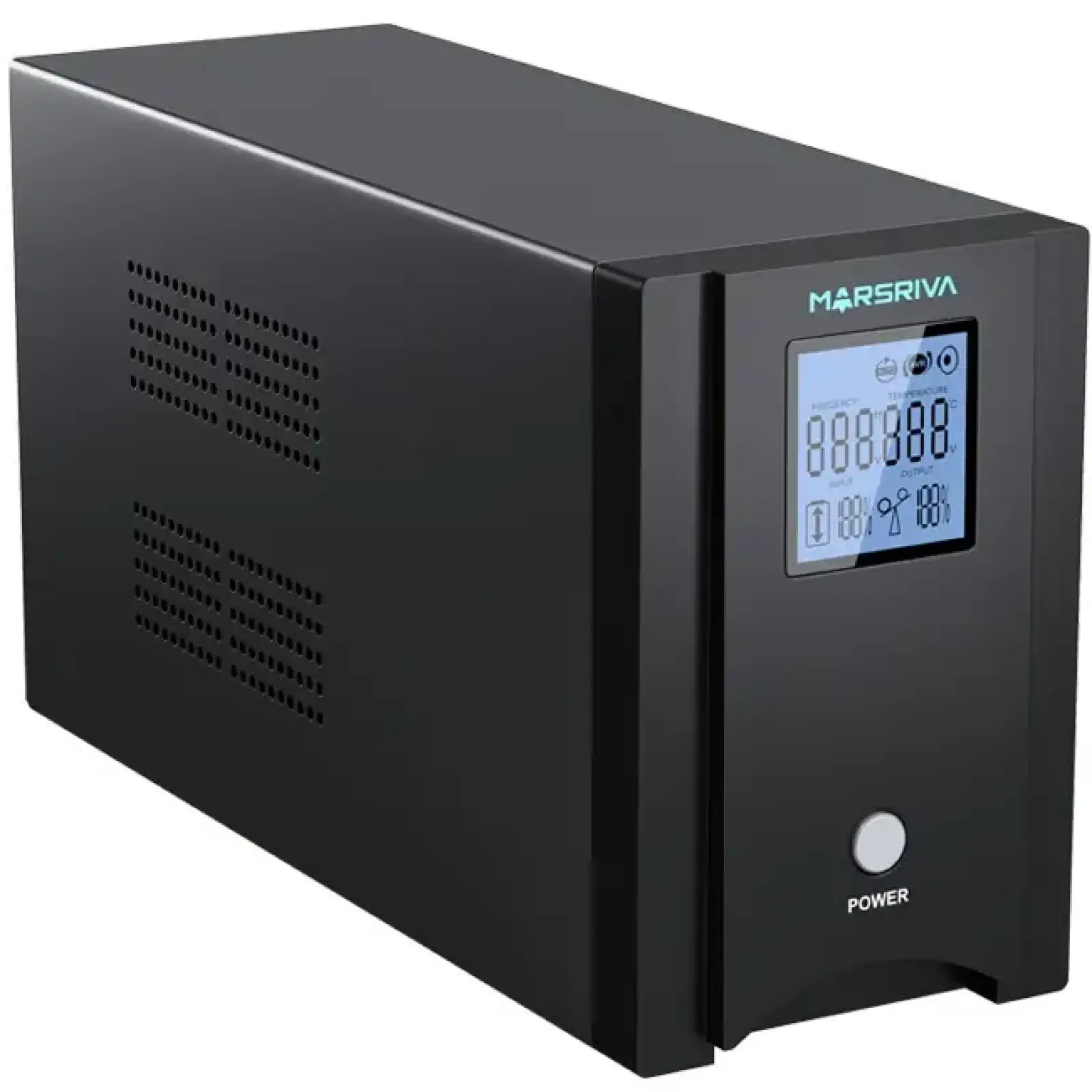 ДБЖ Marsriva MR-UF1500P-H, 1500ВА/1200Вт, чиста синусоїда змінного струму, без АКБ, 24B UA