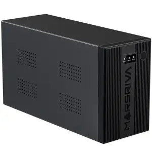 ДБЖ Marsriva MR-UF1000, 1000ВА/600Вт, Line-Interactive, LED version, 3хSchuko, 2*12V/9Ah UA