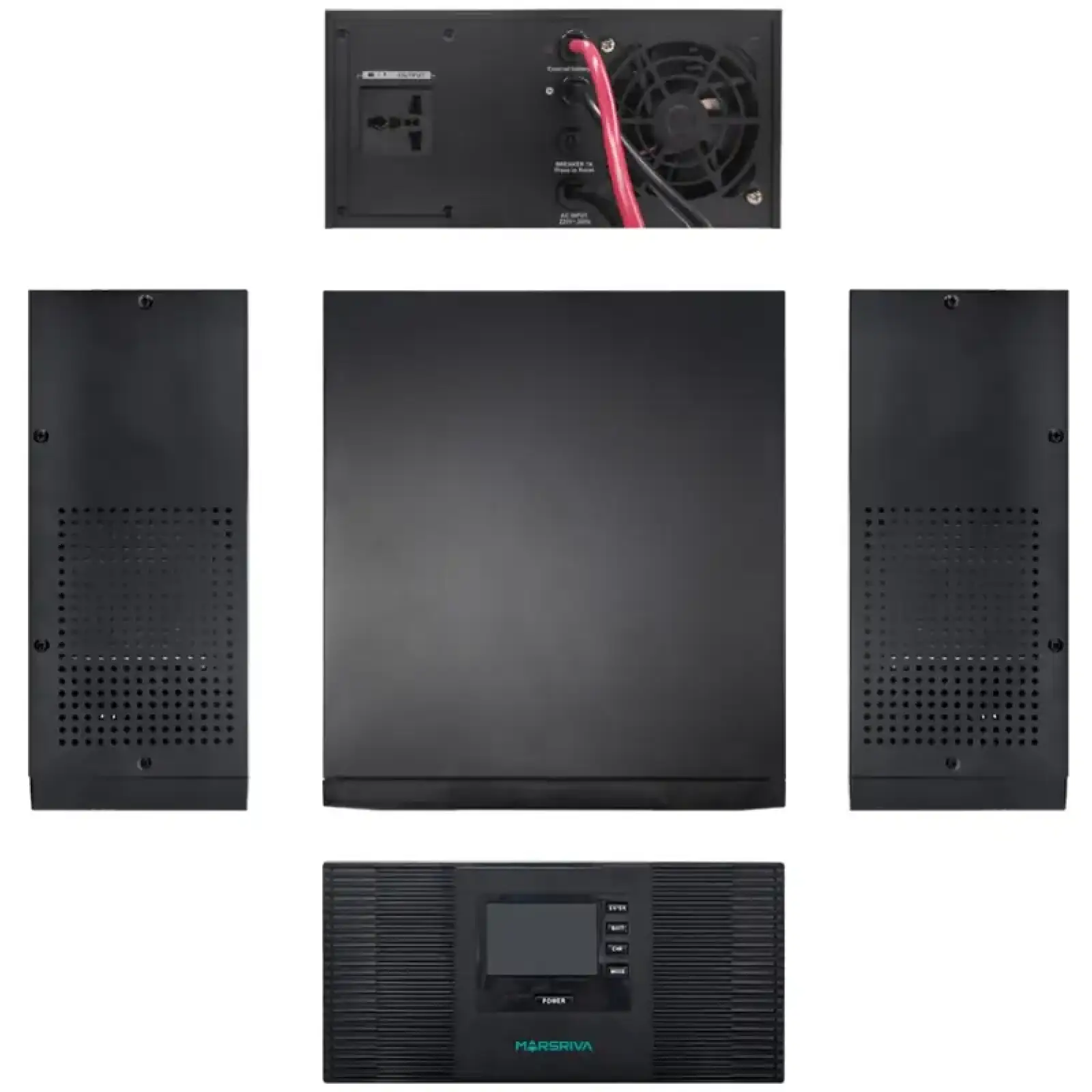 ДБЖ Marsriva MR-UT1200, 1200ВА/1000Вт, чиста синусоїда змінного струму, без АКБ, 12B UA