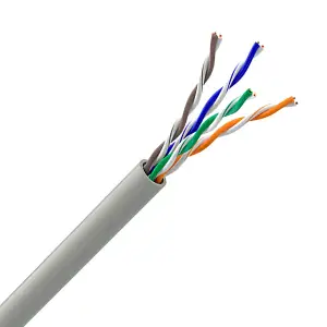 Кабель UTP Molex Cat.5е, PVC, 4 пари, (пометрово), колір сірий (CAA-00184 пометрово) UA