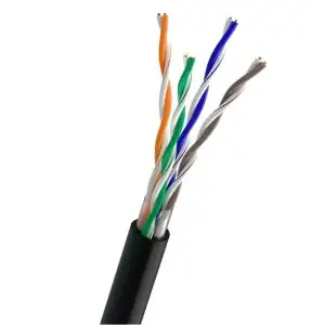 Кабель UTP Cat-5e Ok-NET, КПП-ВП (100) 4х2х0,51 (бухта 500м) для зовнішньої прокладки (49219M500) UA