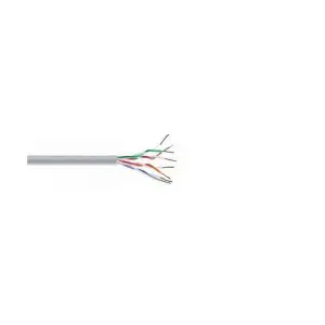 Кабель UTP Cat-5e Fibrain PVC (пометрово), сірий (XE100.101) UA