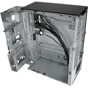Корпус Chieftec UNI BS-10B-300 mATX , Блок питания 300W, SLIM FF, USB Type C, CardReader UA