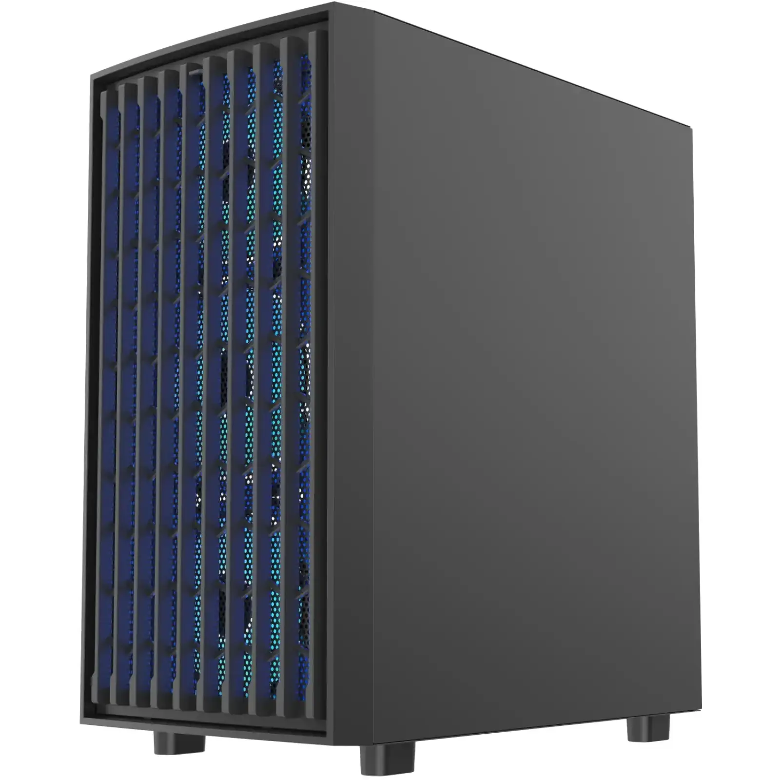 Корпус Modecom BREEZE BLACK USB 3.0x2 USB-Cx1 ARGB 4x140mm fans без Блок питания ATX (AT-BREEZE-MG-ARGB-10-0000) UA
