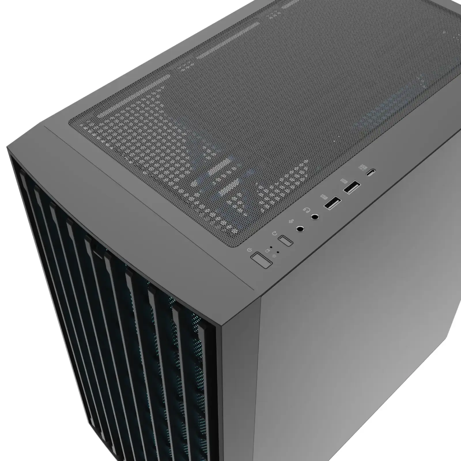 Корпус Modecom BREEZE BLACK USB 3.0x2 USB-Cx1 ARGB 4x140mm fans без Блок питания ATX (AT-BREEZE-MG-ARGB-10-0000) UA