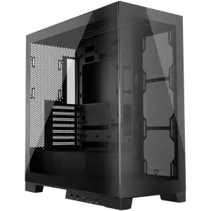 Корпус Modecom VOLCANO SPACE APEX w/o fans MIDI USB 3.0x2+TYPE-C BLACK без Блок питания ATX (AT-SPACE-PG-NF-10-000000) UA