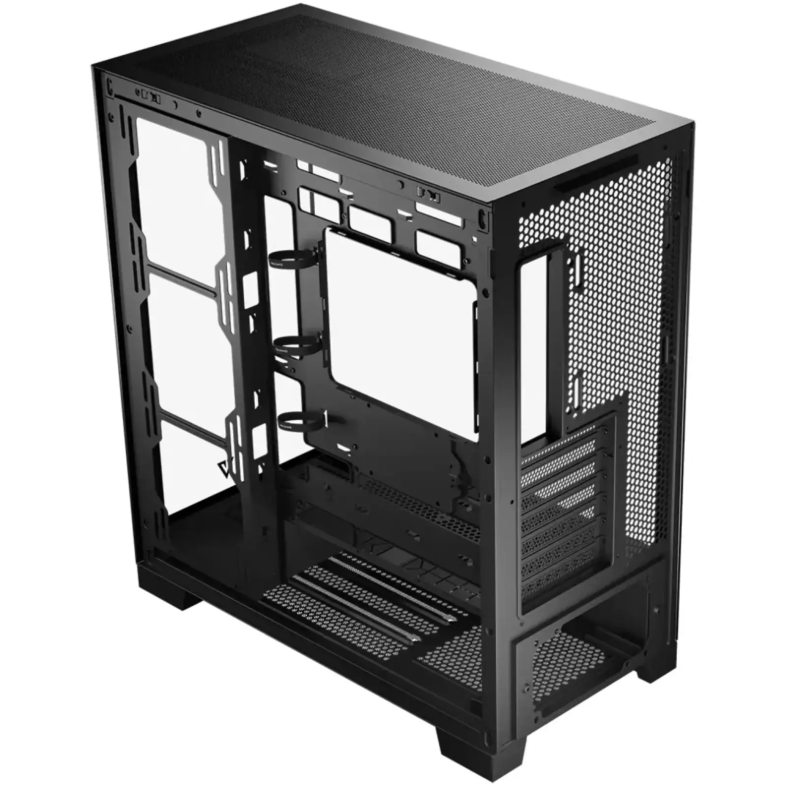Корпус Modecom VOLCANO SPACE APEX w/o fans MIDI USB 3.0x2+TYPE-C BLACK без Блок питания ATX (AT-SPACE-PG-NF-10-000000) UA