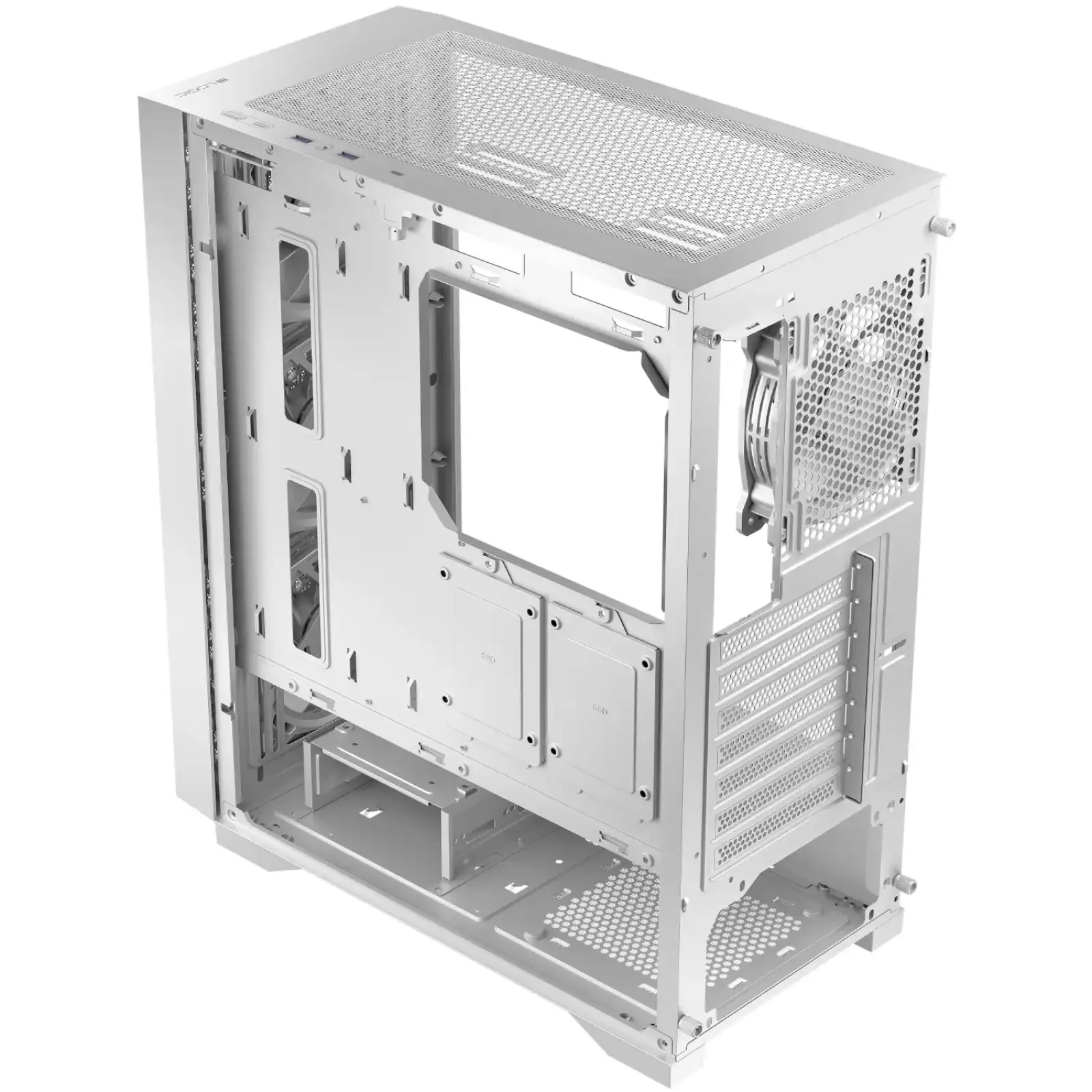 Корпус LogicConcept DART PRO MIDI WHITE MESH fans 4x120mm без Блок живлення ATX (AT-DART-PRO-0000-20) UA