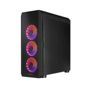 Корпус Chieftec SCORPION 4 GL-04B-OP 4x120mm A-RGB, ATX, без БЖ, Black (GL-04B-OP#) UA