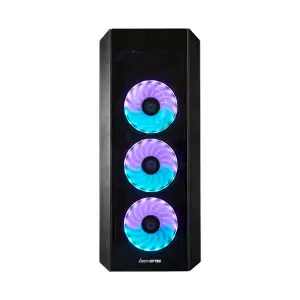 Корпус Chieftec SCORPION 4 GL-04B-OP 4x120mm A-RGB, ATX, без БЖ, Black (GL-04B-OP#) UA