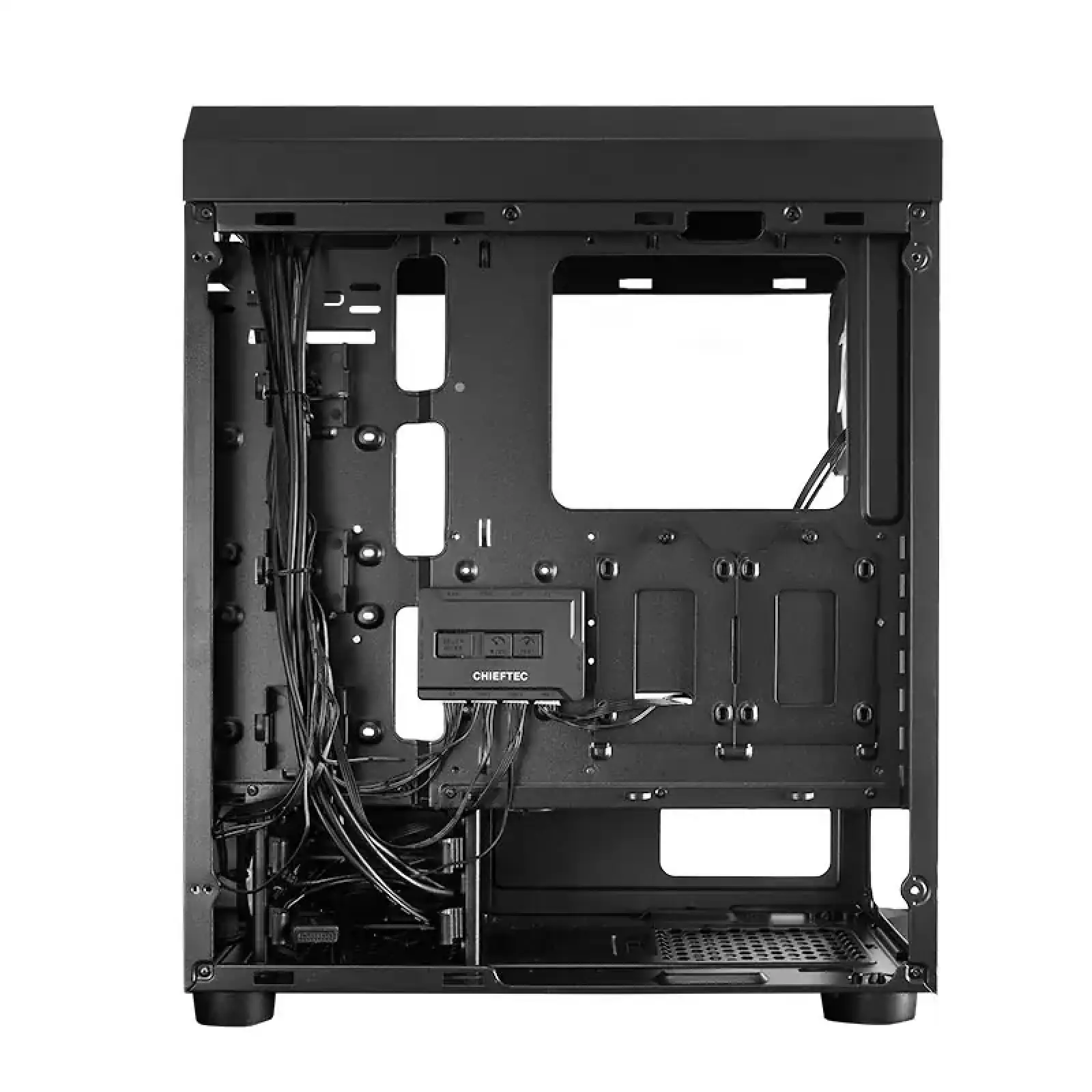 Корпус Chieftec SCORPION 4 GL-04B-OP 4x120mm A-RGB, ATX, без БЖ, Black (GL-04B-OP#) UA