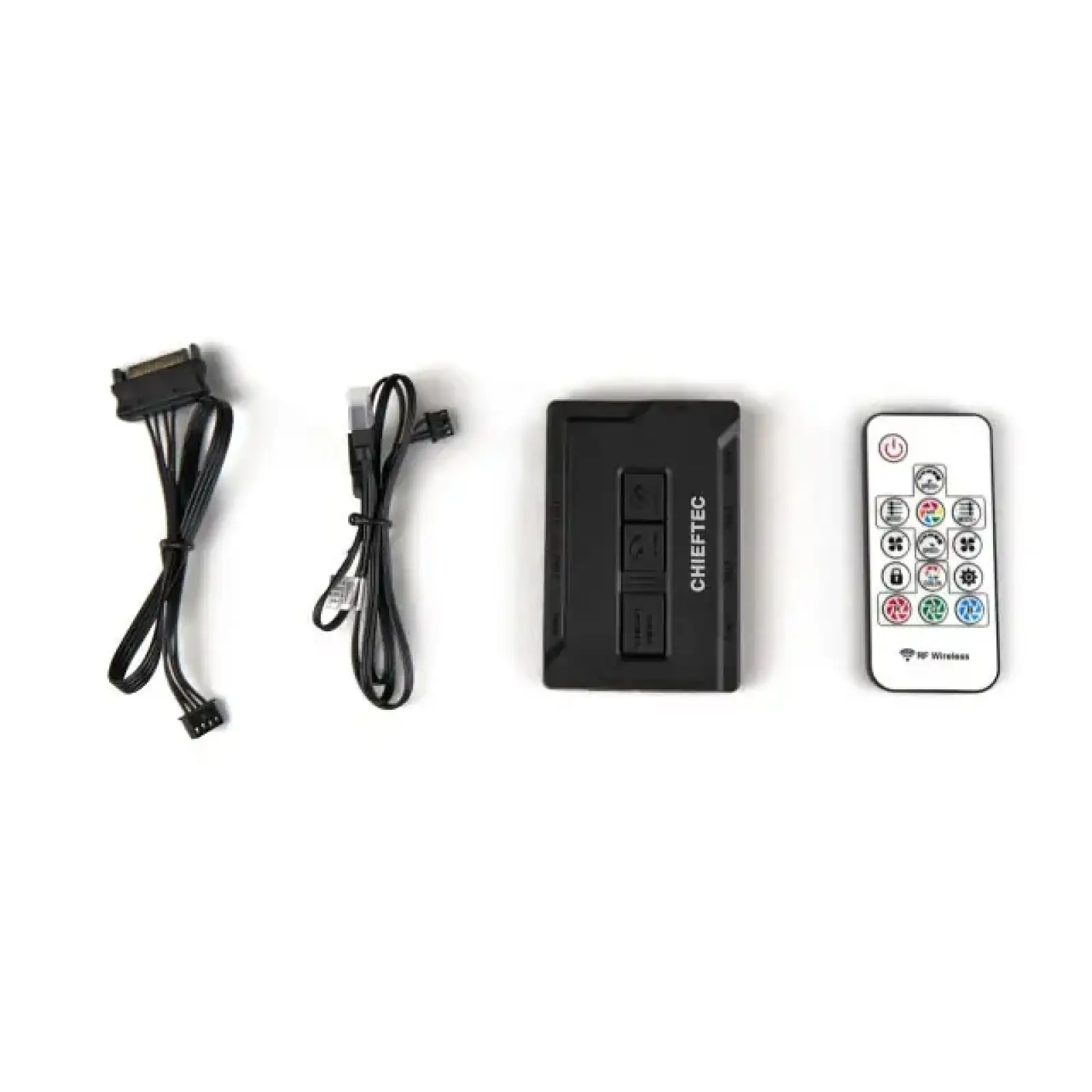 Корпус Chieftec SCORPION 4 GL-04B-OP 4x120mm A-RGB, ATX, без БЖ, Black (GL-04B-OP#) UA