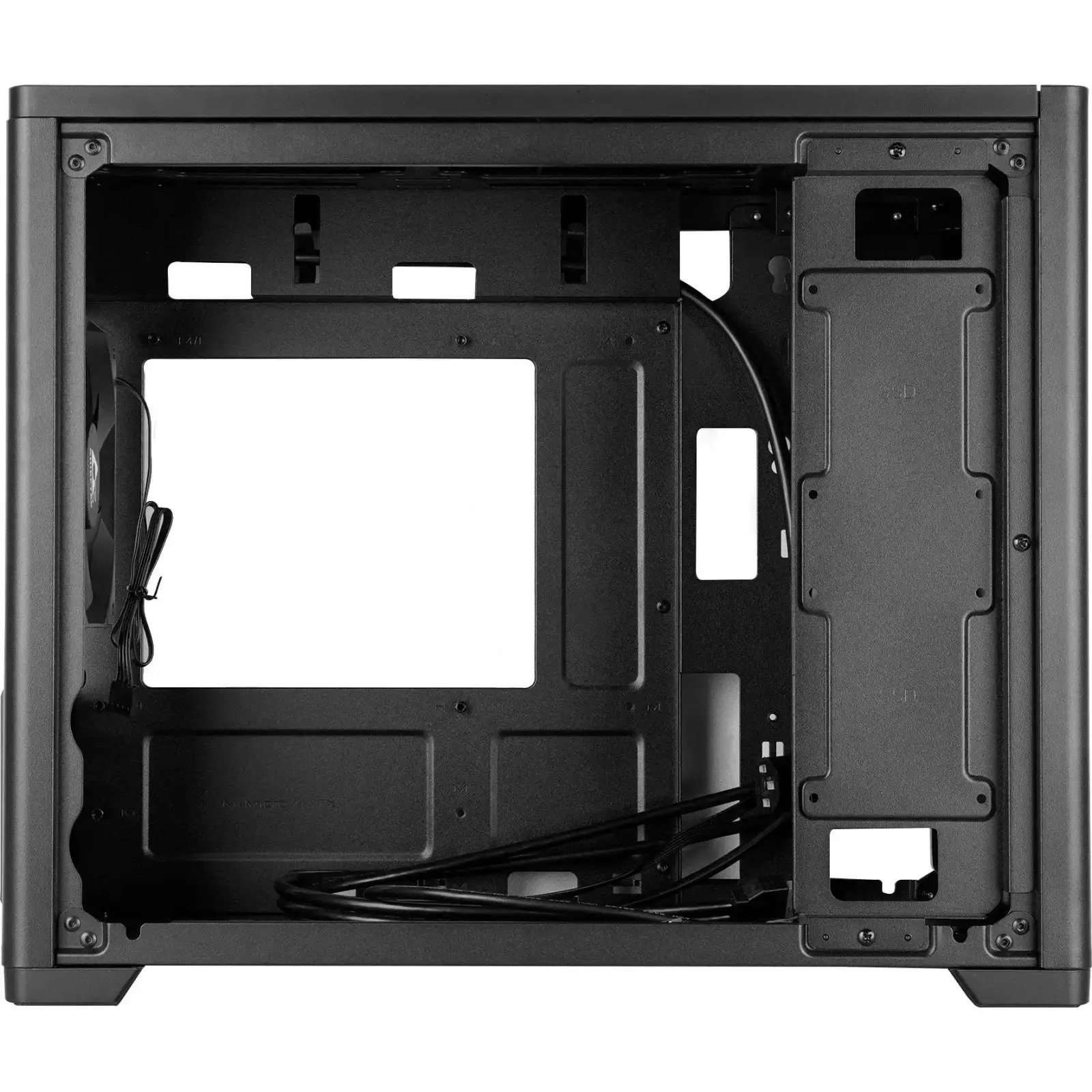 Корпус Chieftec UNI BX-10B-M-OP mATX, без БЖ, Black UA