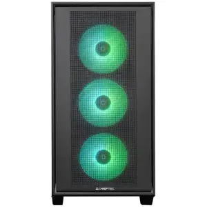 Корпус Chieftec HUNTER 3 GS-03B-OP 4x120mm A-RGB, USB-C, E-ATX, без БЖ, Black UA