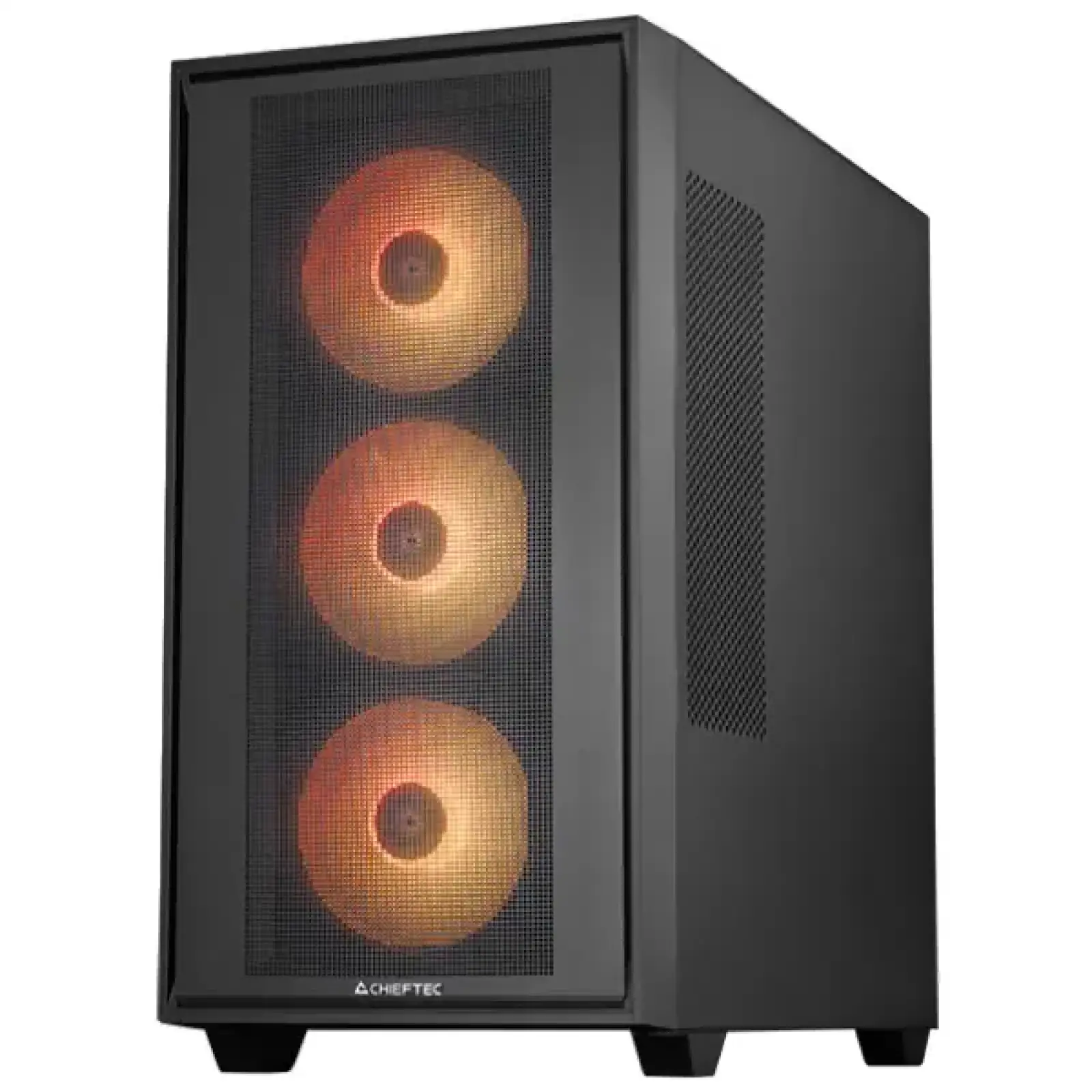 Корпус Chieftec HUNTER 3 GS-03B-OP 4x120mm A-RGB, USB-C, E-ATX, без БЖ, Black UA
