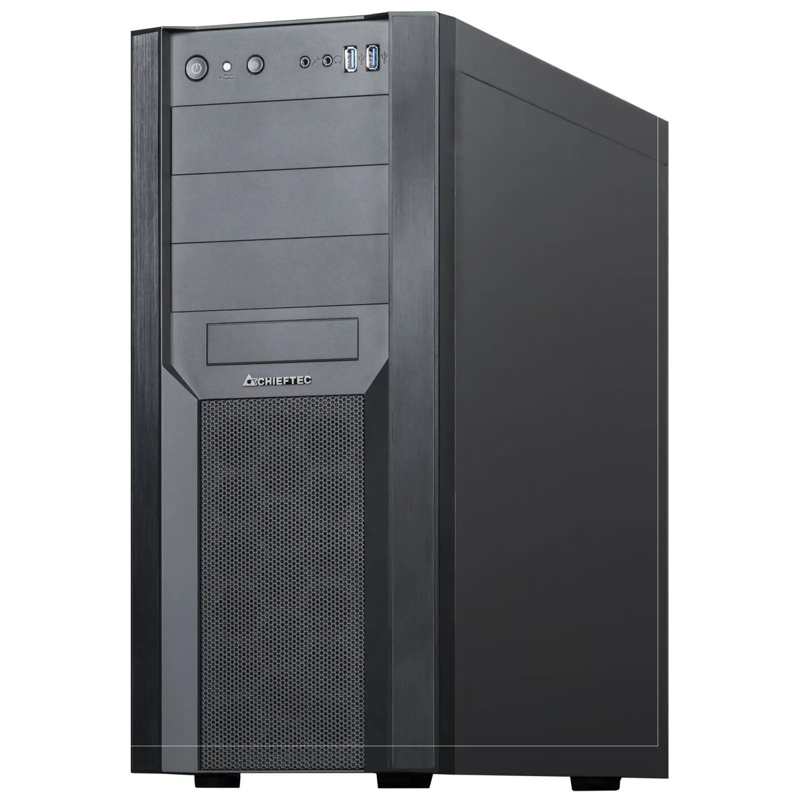 Корпус Chieftec MESH CW-01B-OP, без БЖ, 2xUSB3.0, ATX, Black UA