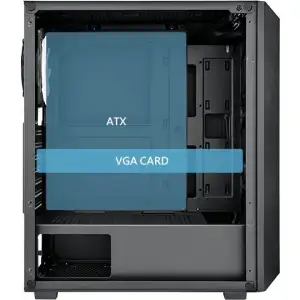Корпус FSP CMT218AB без Блок питания ATX Black UA