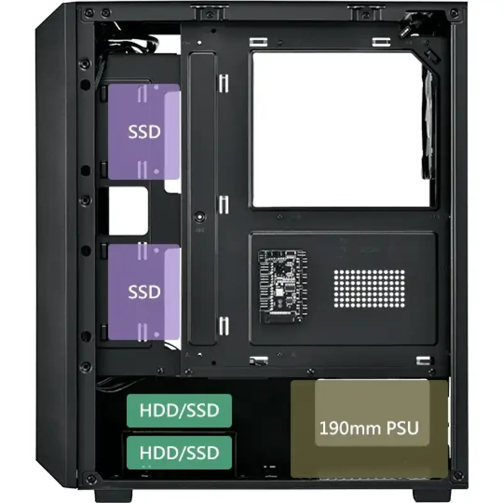 Корпус FSP CMT218AB без Блок питания ATX Black UA