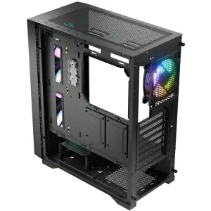 Корпус LogicConcept DART PRO ARGB MIDI BLACK MESH fans 4x120mm без Блок живлення ATX (AT-DART-PRO-ARGB-10) UA