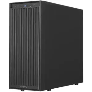 Корпус Chieftec UNI BW-01B-OP, без БЖ, 1x USB Type C, 1 x USB3.0, ATX, Black UA