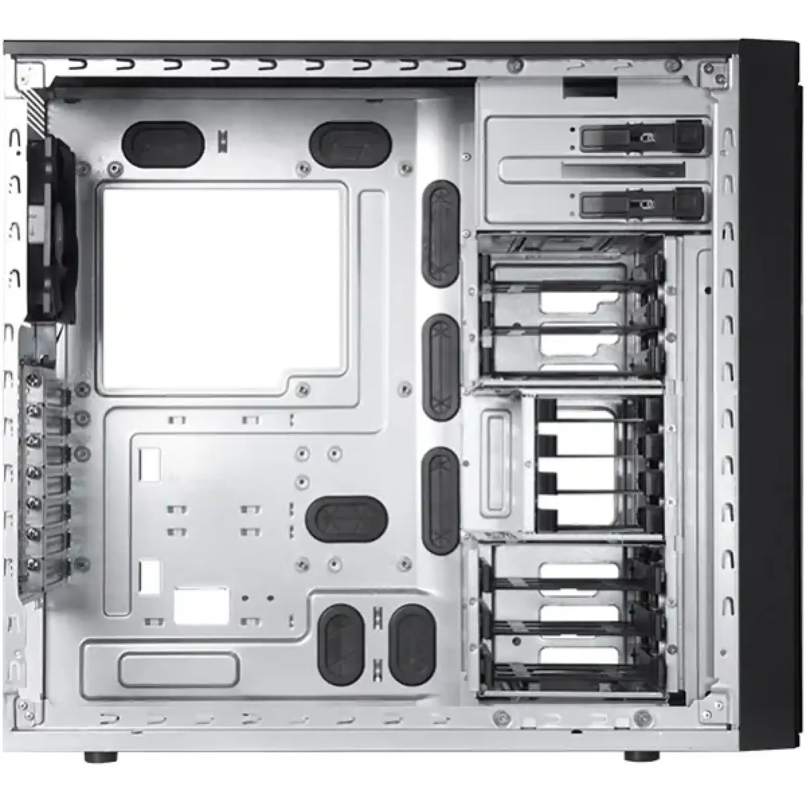 Корпус Chieftec UNI BW-01B-OP, без БЖ, 1x USB Type C, 1 x USB3.0, ATX, Black UA