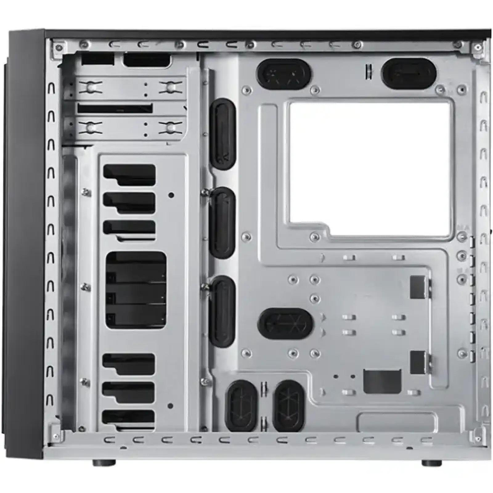 Корпус Chieftec UNI BW-01B-OP, без БЖ, 1x USB Type C, 1 x USB3.0, ATX, Black UA