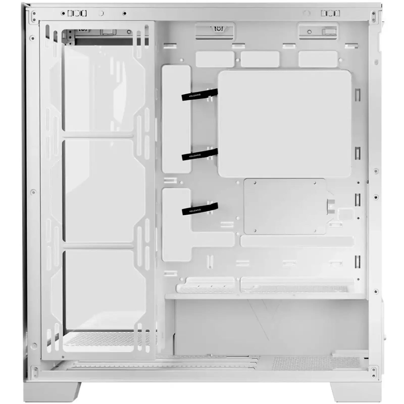 Корпус Modecom VOLCANO SPACE APEX w/o fans MIDI USB 3.0x2+TYPE-C WHITE без Блок питания ATX (AT-SPACE-PG-NF-20-000000) UA