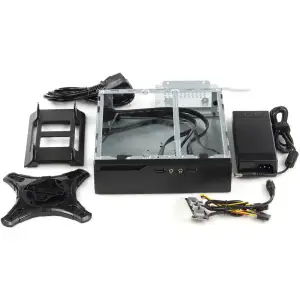 Корпус Casecom M300-2U3 90W 2xUSB3.0 mini-ITX, VESA, Black (M300-90) UA