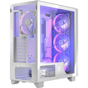 Корпус Modecom VOLCANO PERUN APEX ARGB MIDI WHITE 4x140mm fans USB 3.0x2+TYPE-C без Блок питания ATX (AT-PERUN-4F-ARGB-20-00000) UA