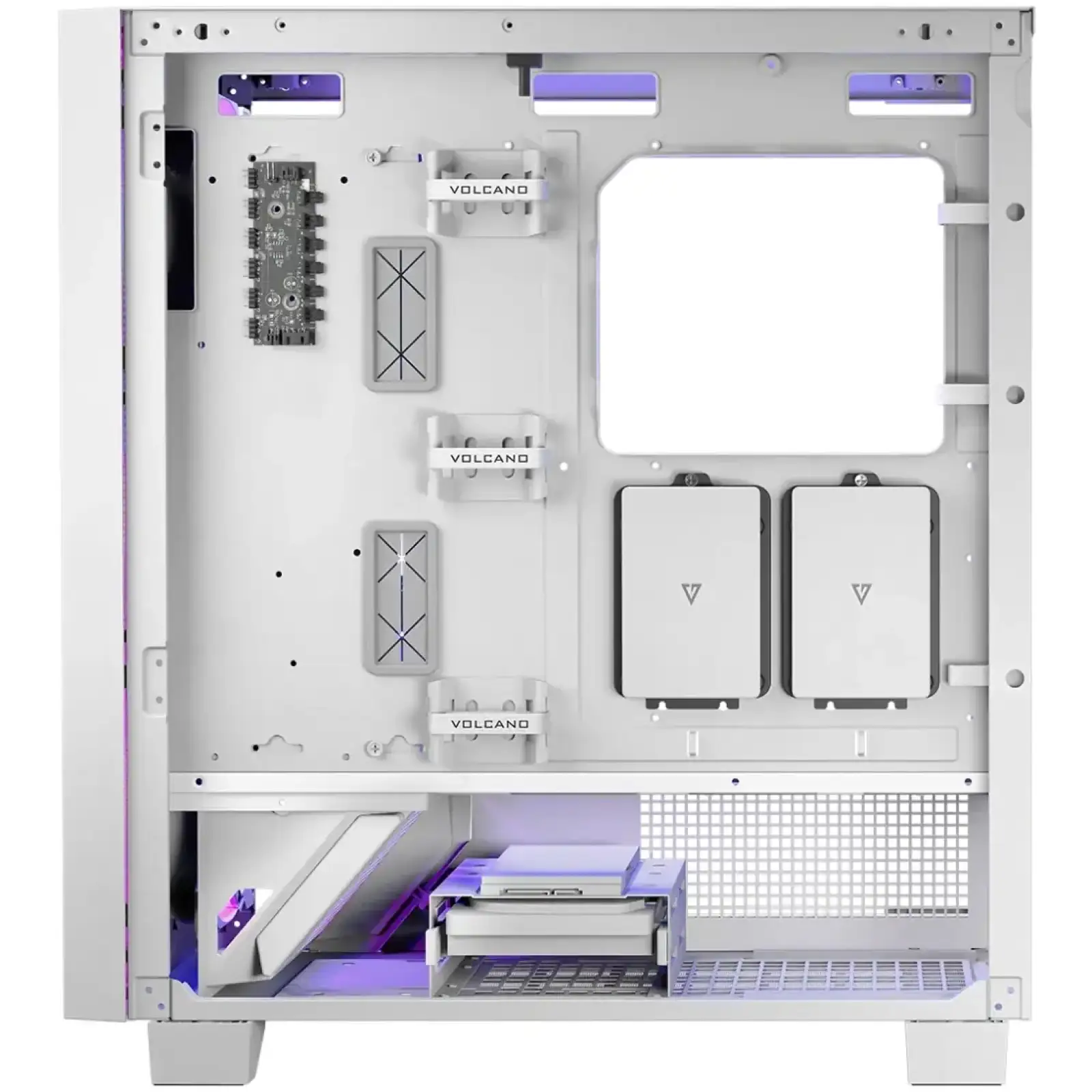 Корпус Modecom VOLCANO PERUN APEX ARGB MIDI WHITE 4x140mm fans USB 3.0x2+TYPE-C без Блок питания ATX (AT-PERUN-4F-ARGB-20-00000) UA