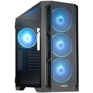 Корпус Chieftec APEX LUMO GA-01B-L-OP 4x140mm A-RGB, USB-C, E-ATX, без БЖ, Black UA