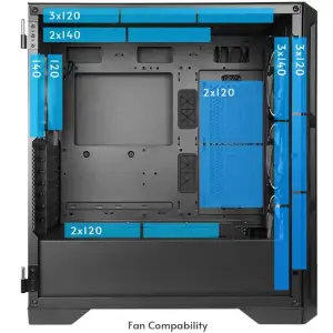 Корпус Chieftec APEX LUMO GA-01B-L-OP 4x140mm A-RGB, USB-C, E-ATX, без БЖ, Black UA