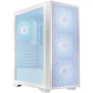 Корпус LogicConcept DART PRO ARGB MIDI WHITE MESH fans 4x120mm без Блок живлення ATX (AT-DART-PRO-ARGB-20) UA