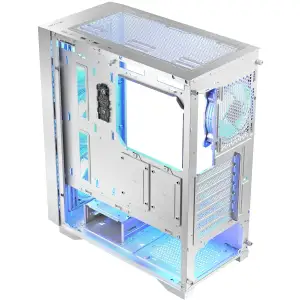 Корпус LogicConcept DART PRO ARGB MIDI WHITE MESH fans 4x120mm без Блок живлення ATX (AT-DART-PRO-ARGB-20) UA